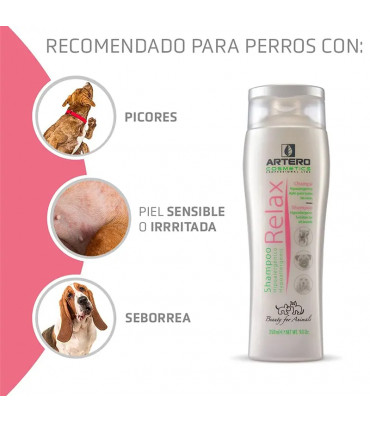 ARTERO CHAMPU RELAX 5L: El Mejor Champú para Mascotas con Problemas de Pelo y Cuero Cabelludo
